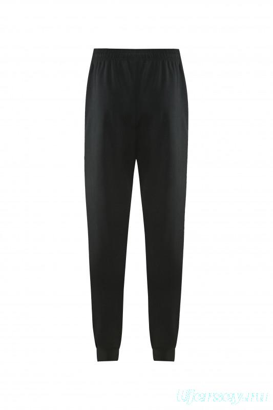 26/27 Manchester United Black Pullover Hooded Tracksuit + Long Pants