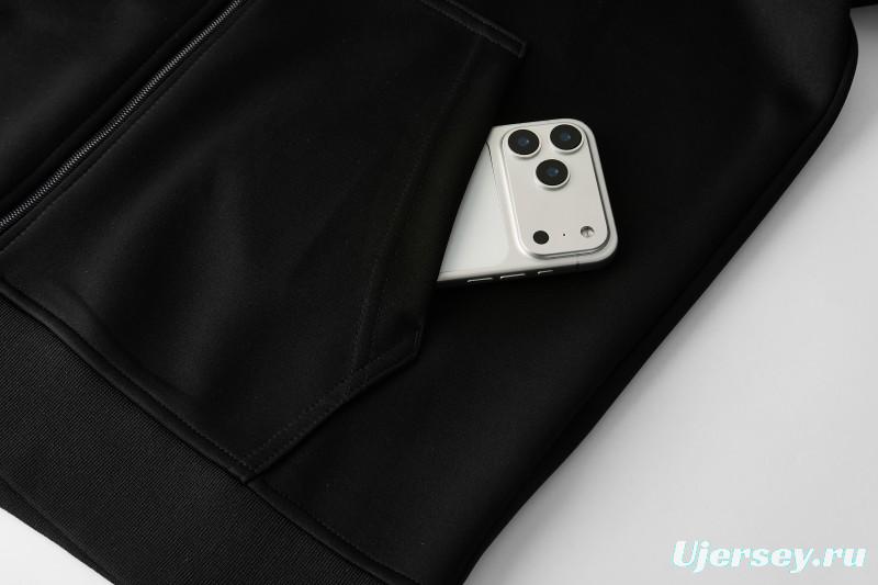 2026 Adidas Black Full Zipper Jacket + Long Pants