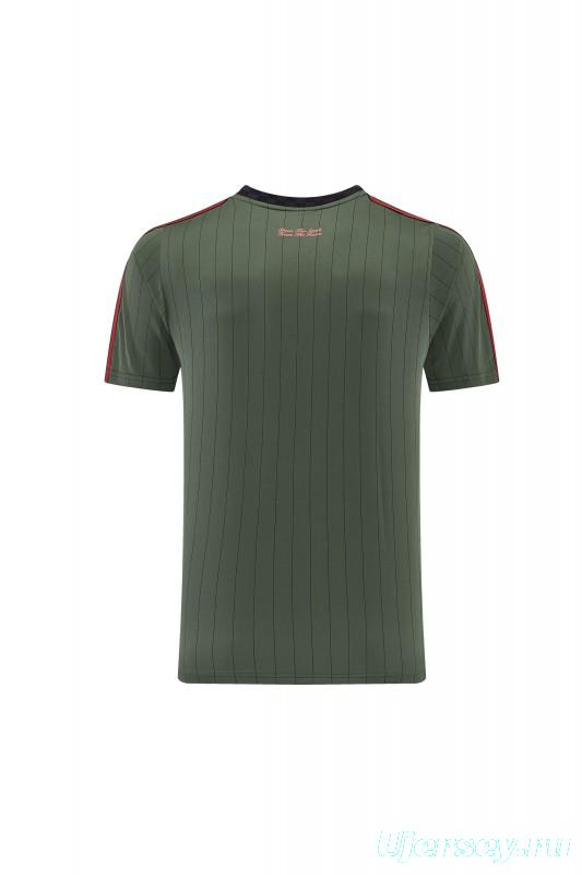 26/27 Bayern München  Forest Green  Pinstripe  Short Sleeve+Soccer Shorts