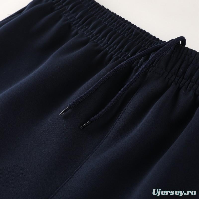 26/27 Napoli Navy Blue  Full Zipper Jacket Tracksuit + Long Pants