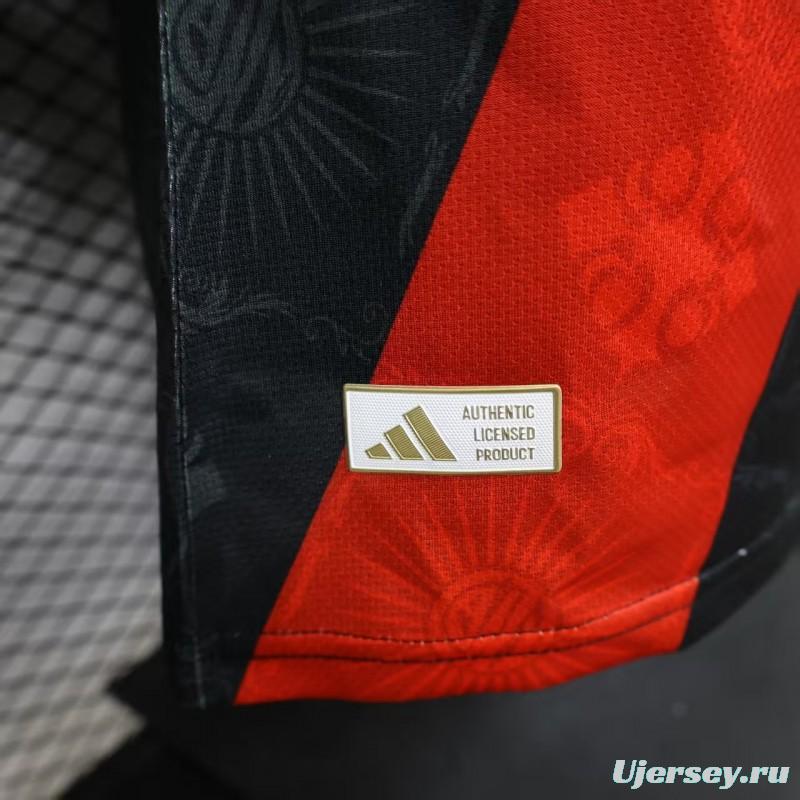 Player Version 26/27 River Plate Black with Red Diagonal Band Third Jersey