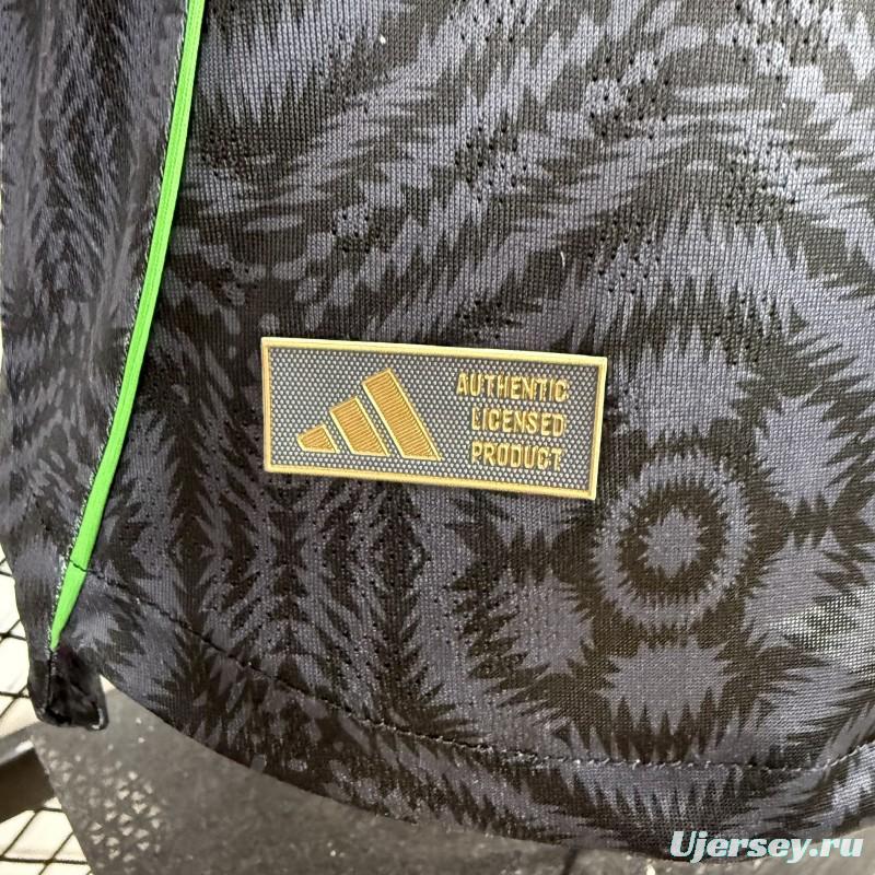 Player Version 25/26 Tigres UANL Adidas Third / Special Edition Black Jersey