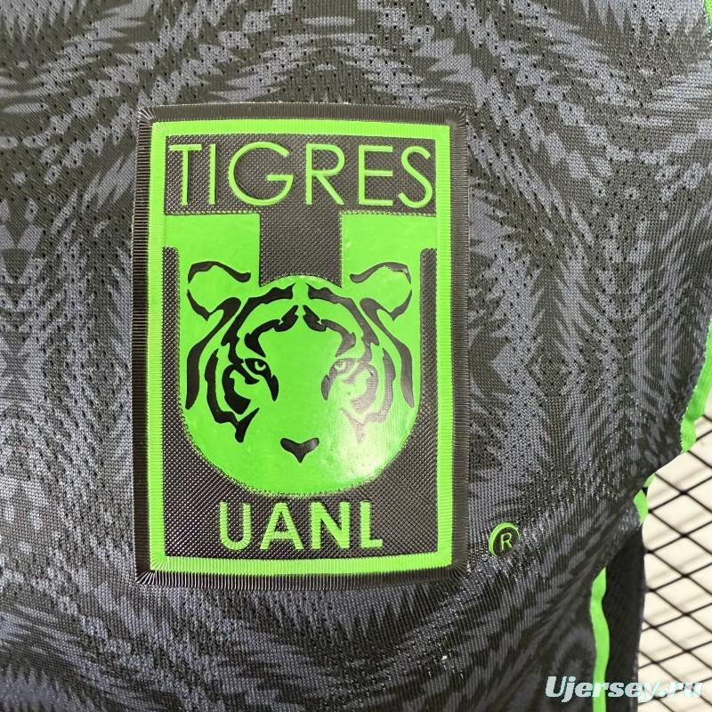Player Version 25/26 Tigres UANL Adidas Third / Special Edition Black Jersey