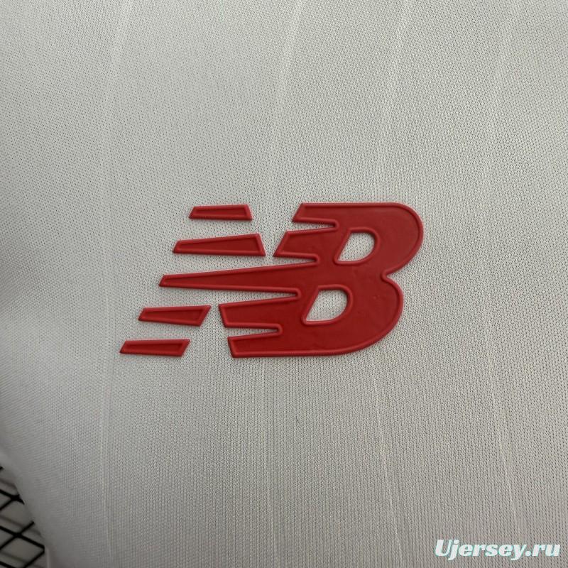 Player Version 26/27 Deportivo Toluca FC New Balance Away White Red Jersey