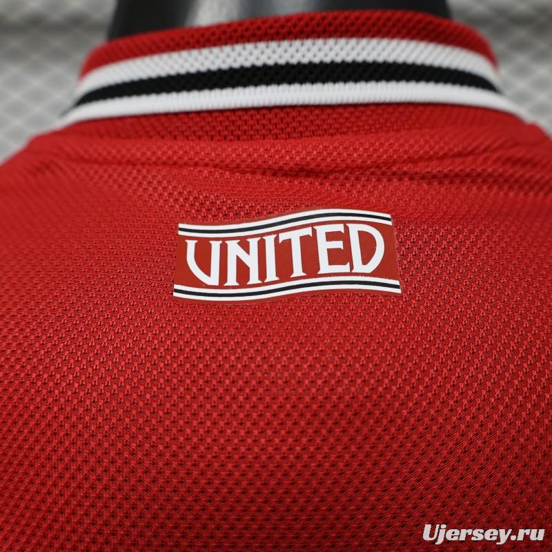 Player Version 25/26 Manchester United Red  Home Jersey