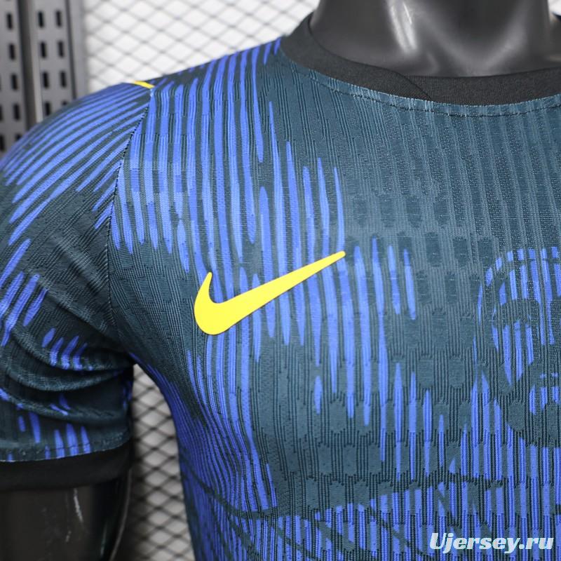 Player Version 2026 Brazil Navy Blue  Special Edition Away Jersey