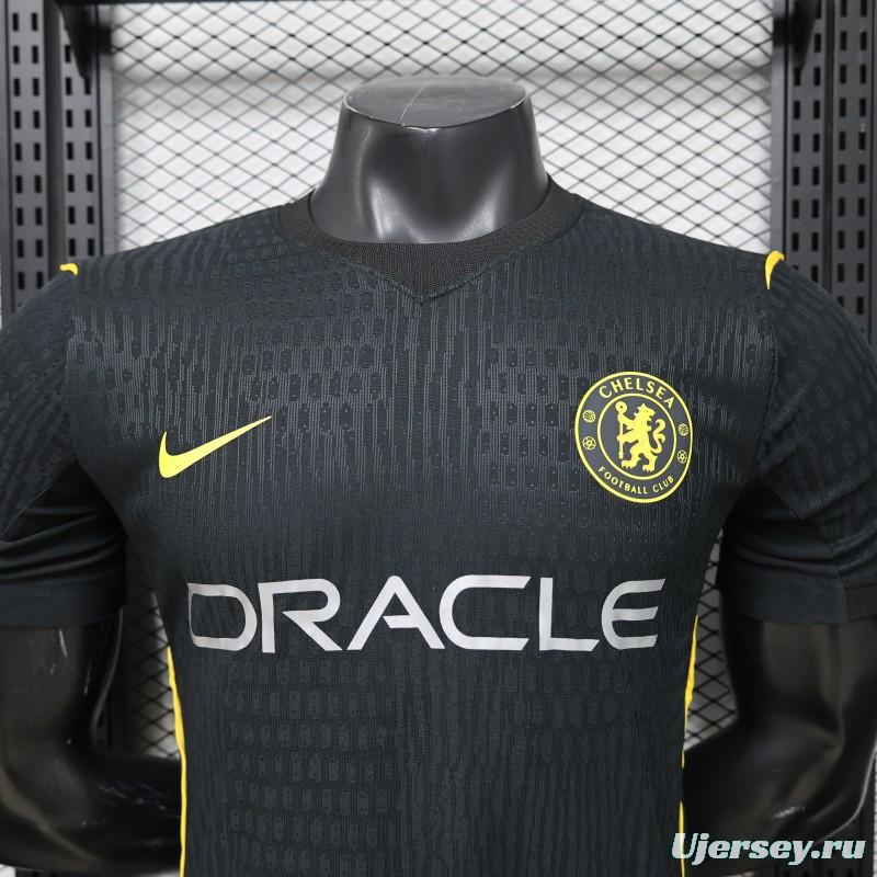 Player Version 26/27 Chelsea FC Black with Gold Accent Third Jersey