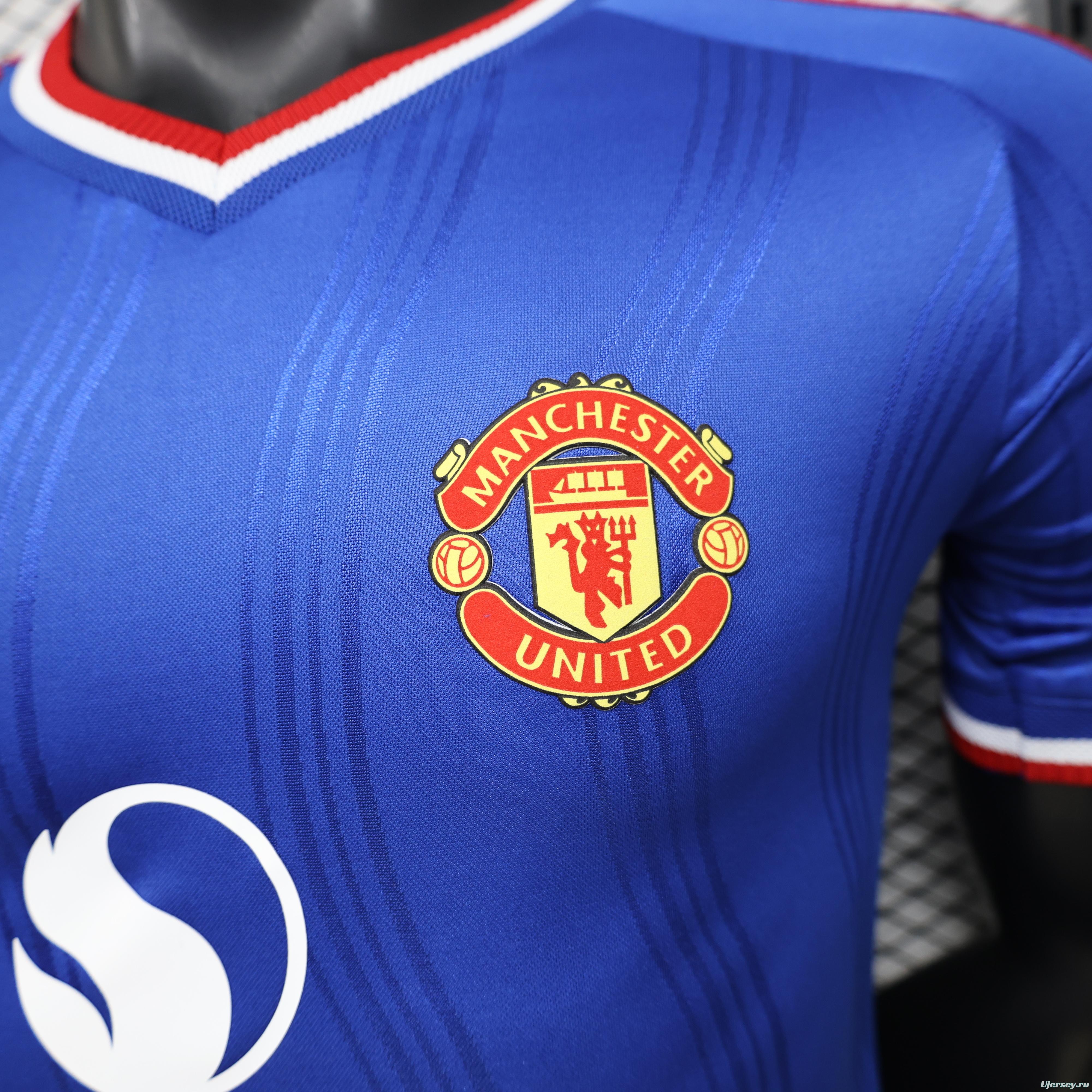 Player Version 26/27 Manchester United Away  Blue  Special Edition Jersey