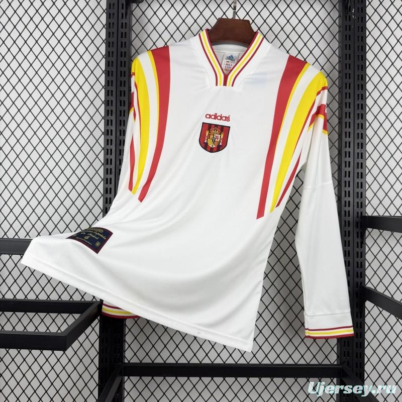 1996 Retro Spain Away Long Sleeve Jersey