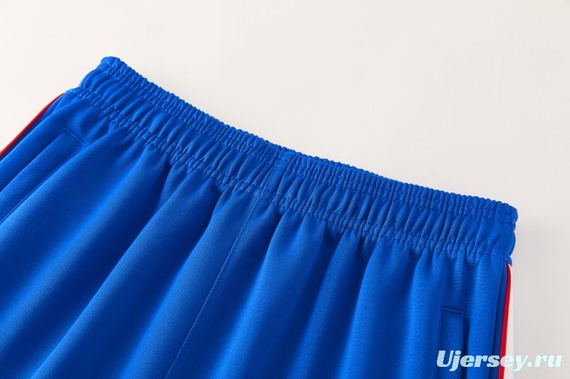 2026/27 Adidas Originals Blue Full Zipper Jacket Tracksuit + Long Pants