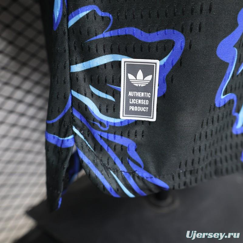 Player Version  26/27  Argentina  Black & Blue  Long Sleeve Jersey