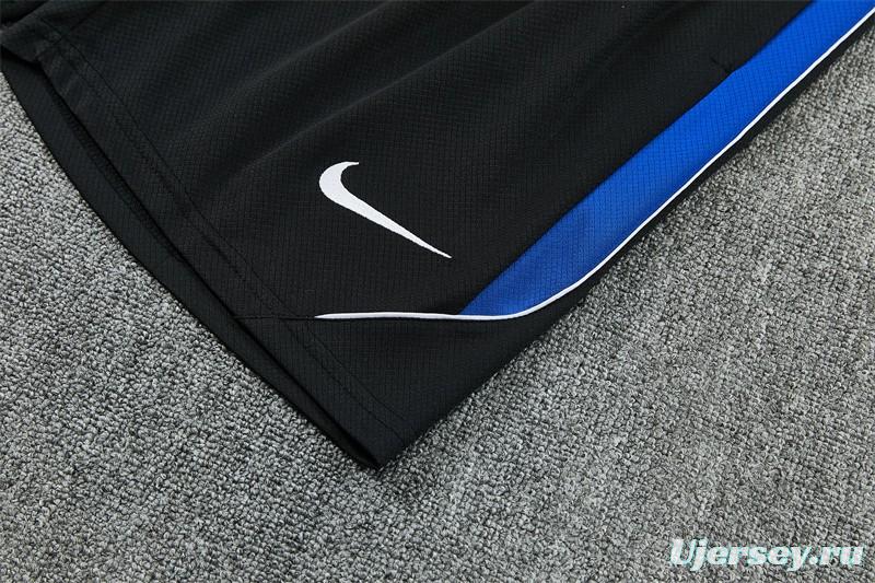 2026 Atletico Madrid Black Short Sleeve+Soccer Shorts