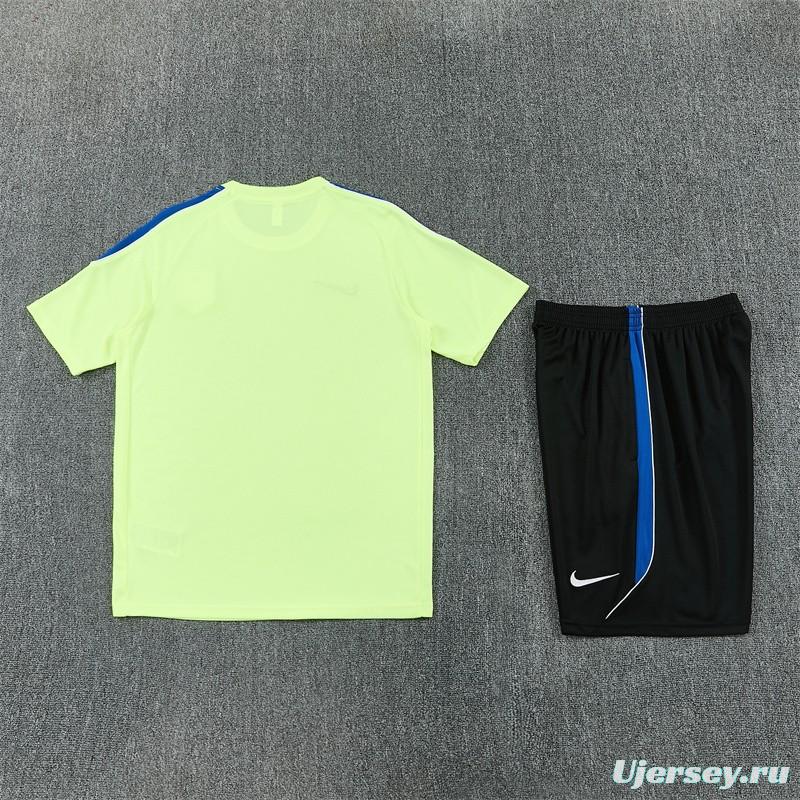 2026 Atletico Madrid Fluorescent Green Short Sleeve+Soccer Shorts
