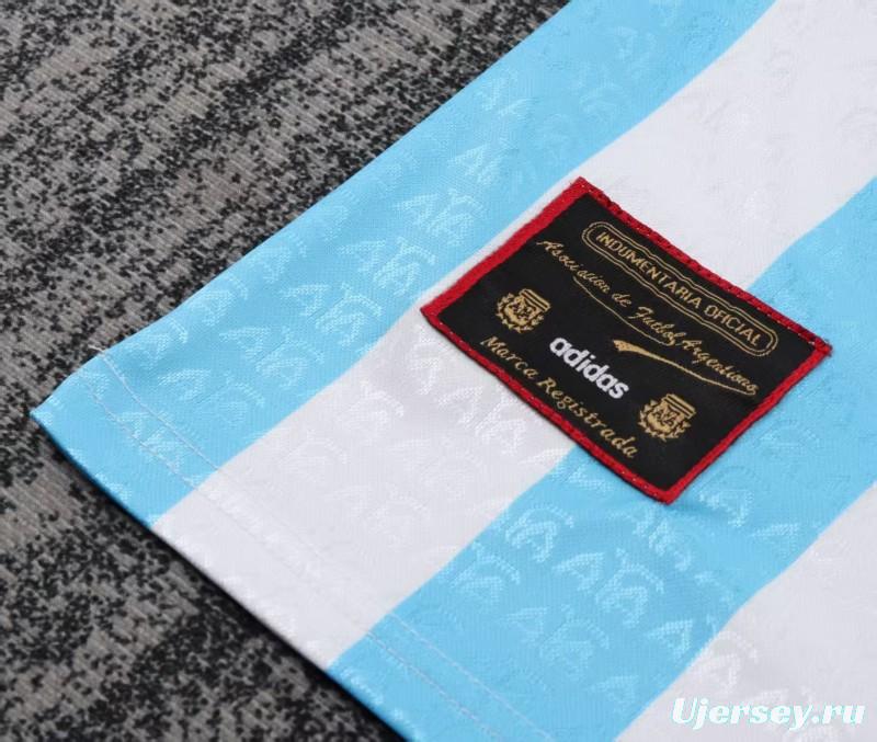 Retro Kids 1994 Argentina Home Jersey