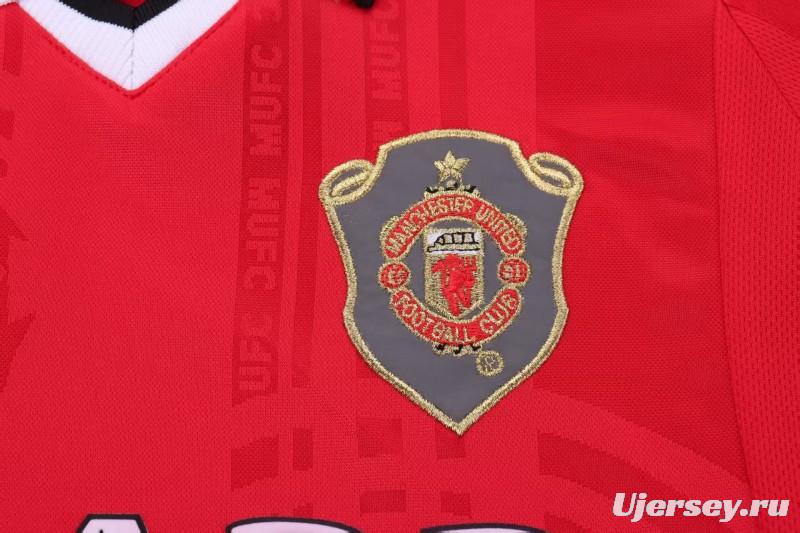Retro Kids 99/00 Manchester United Home Jersey