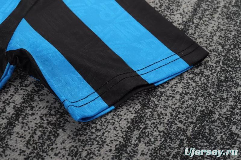 Retro 92/94 Kids Inter Milan Blue-Black Home Jersey