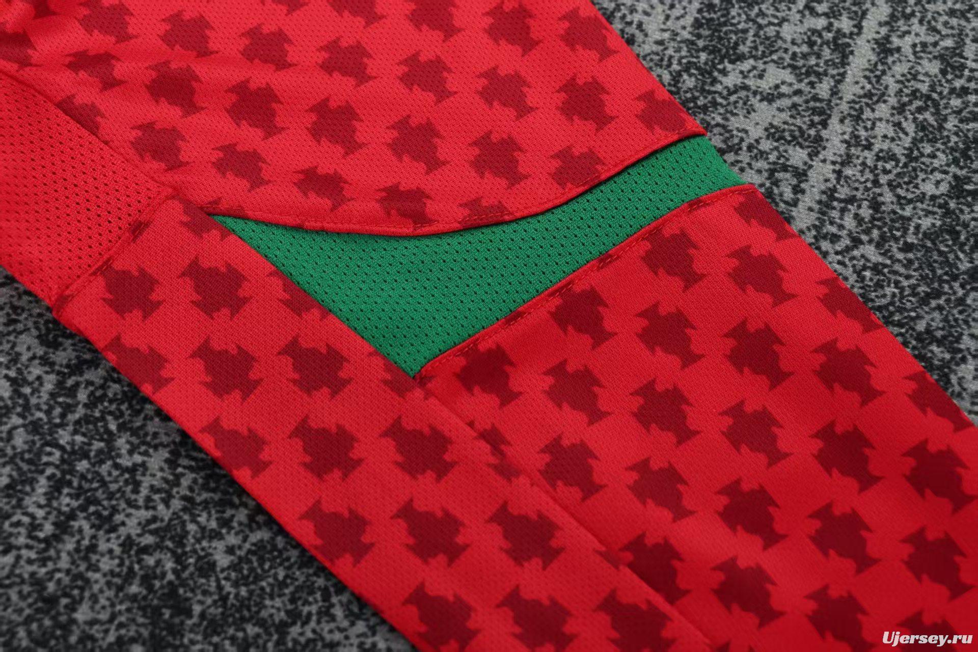 Retro 2004 Kids Portugal Home Long Sleeve Jersey