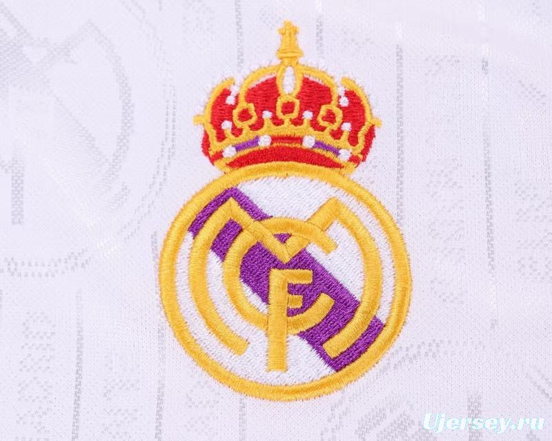 Retro Kids 96/97 Real Madrid Home Jersey