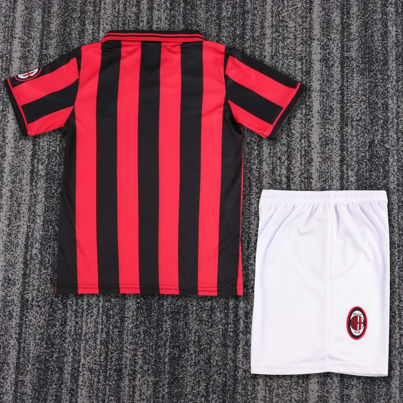 Retro Kids 96/97 AC Milan Home Jersey