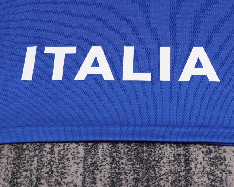 Retro Kids 1996 Italy Home Blue Jersey