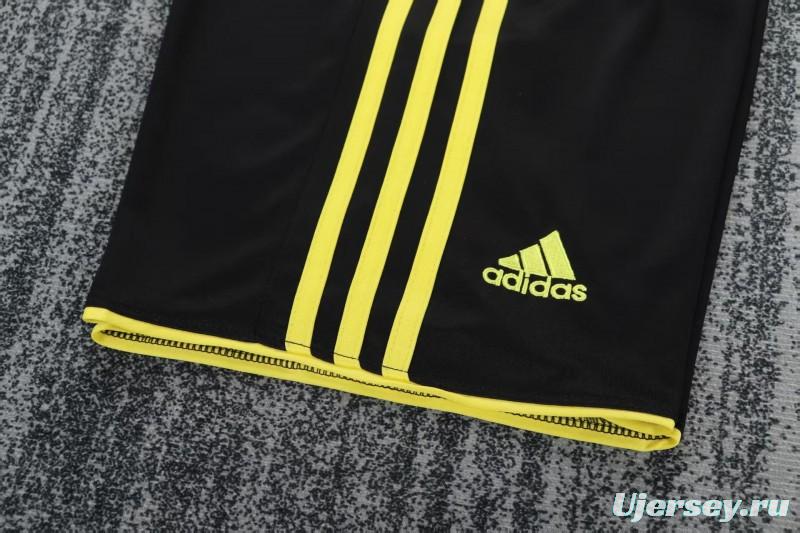 Retro 2010/11 Kids Liverpool Black & Yellow Away Jersey