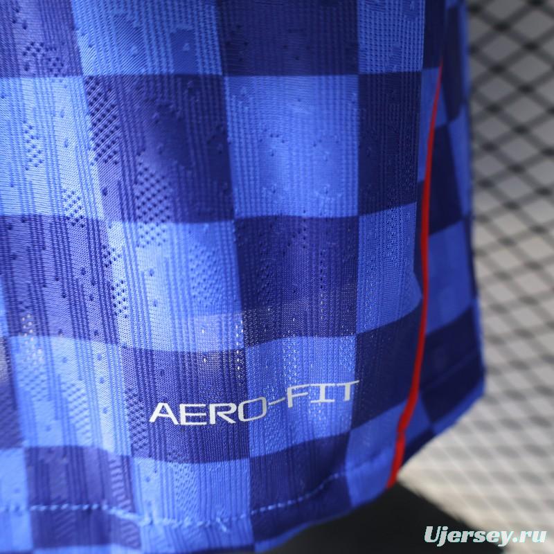 Player Version 2026 Croatia Away Blue  Jersey