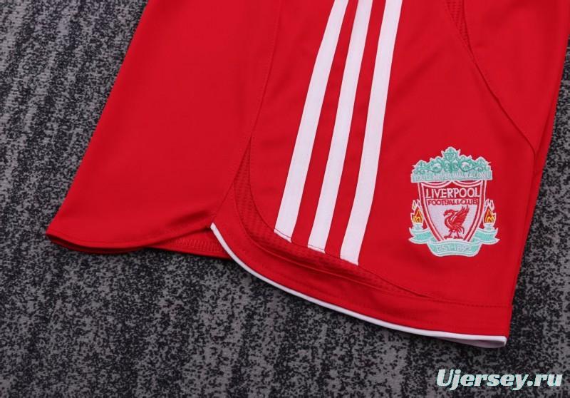 Retro Kids 06/08 Liverpool Red Home Jersey