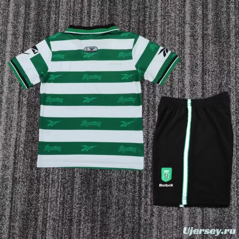 Retro Kids 99/00 Sporting Lisbon Home Jersey