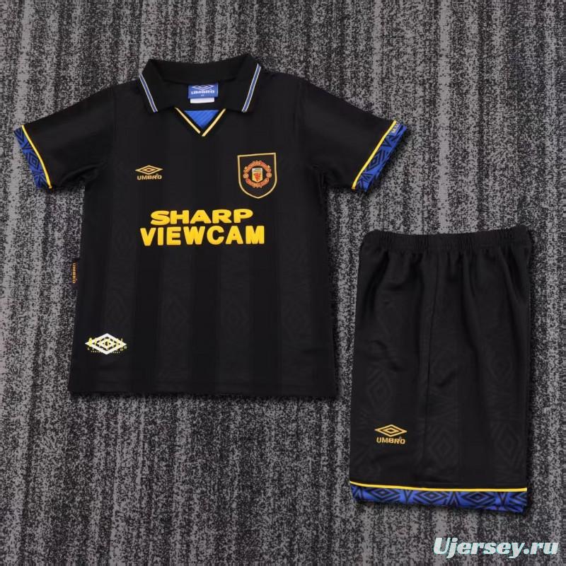 Retro Kids 93/94 Manchester United Away Jersey