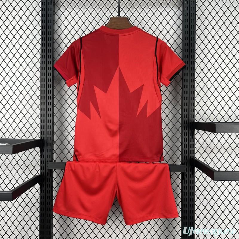 2026 Kids Canada World Cup Home Kit