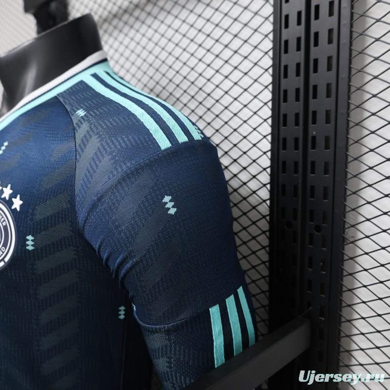 Player Version 2026 Germany Away Navy Blue  Long Sleeve Jersey