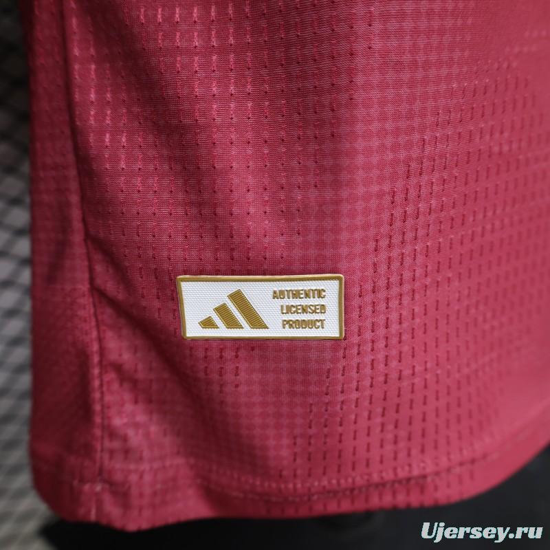 Player Version 26/27 Real Madrid Third Burgundy Red Jersey