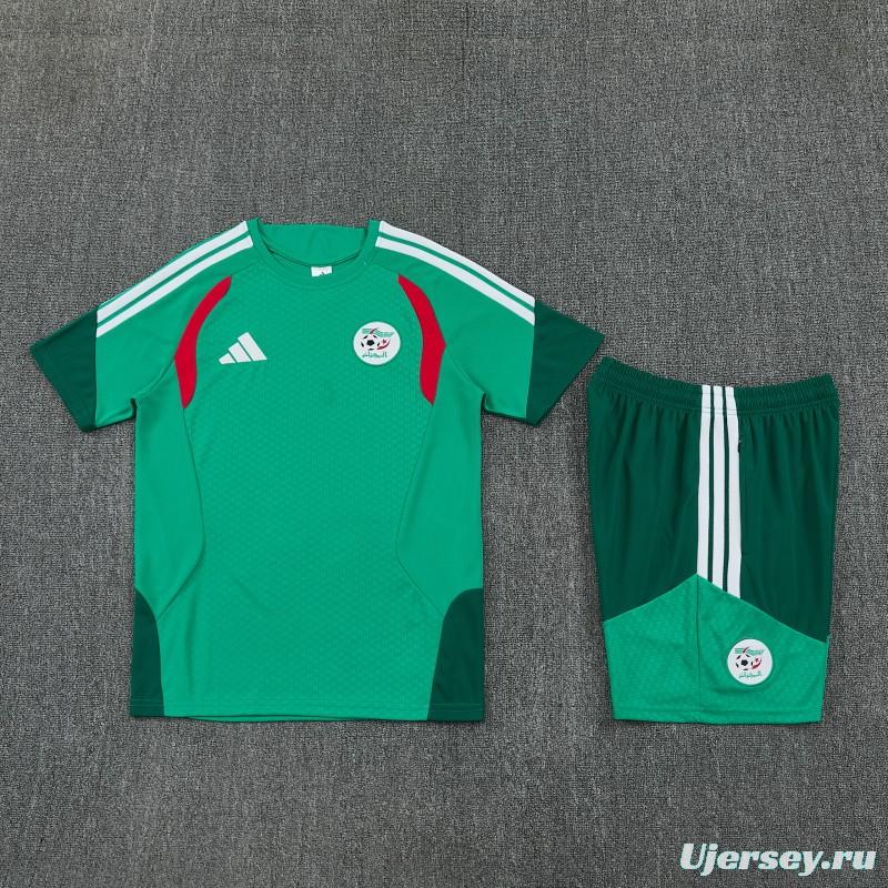26/27 Algeria  Green Short Sleeve+Soccer Shorts