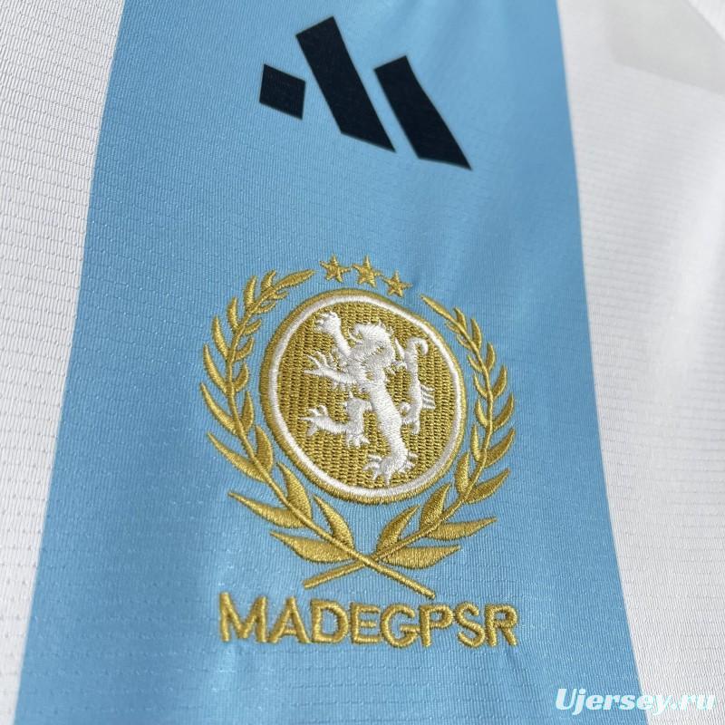 2026 Unisex Light Blue Striped World Cup Style V-Neck Soccer Jersey