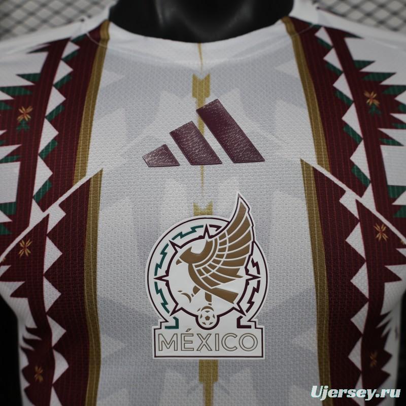 Player Version 2026 Mexico White  Special Edition Away Jersey