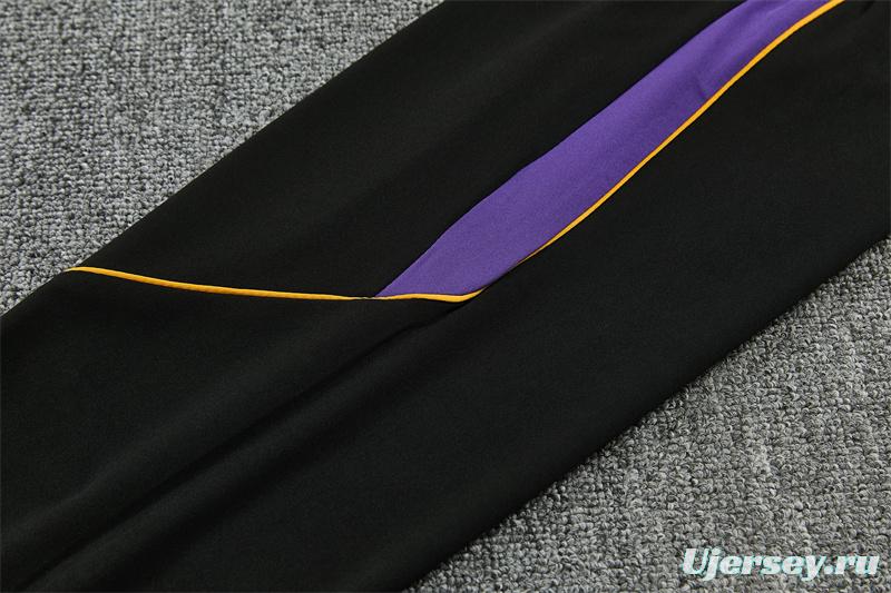 Player Version 26/27  Barcelona Light GreyHalf Zipper Jacket+Long Pants