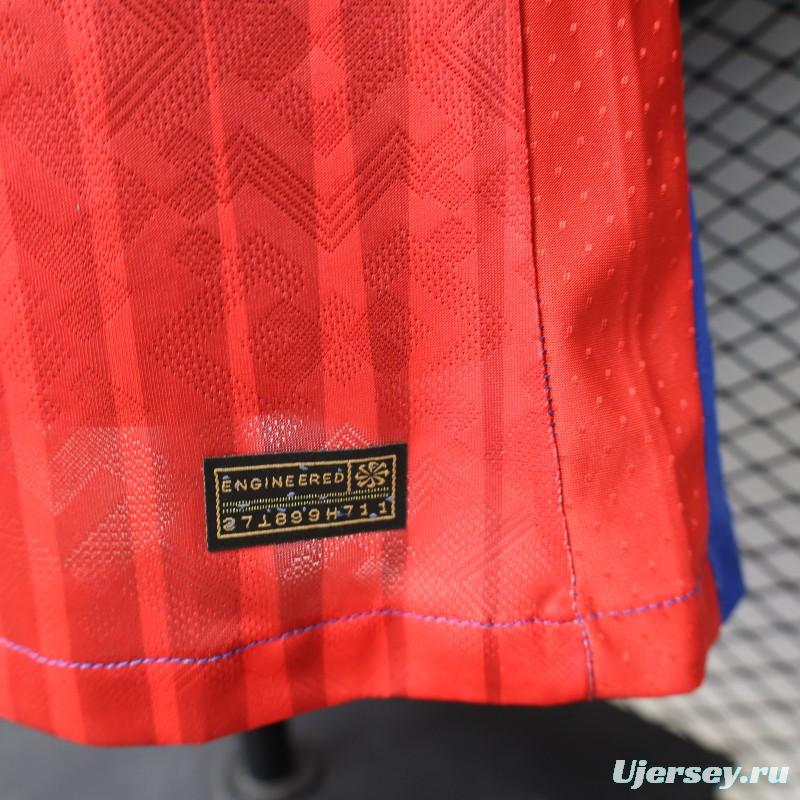 Player Version 26/27 FC Barcelona Royal Blue & Garnet Red Vertical Stripes  Special Edition Jersey