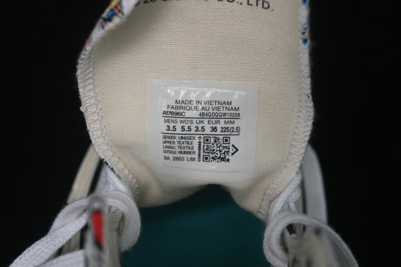 Converse x Hello Kitty and Friends Picnic Chuck Taylor All Star Hi Top Skate Shoes - A17696C