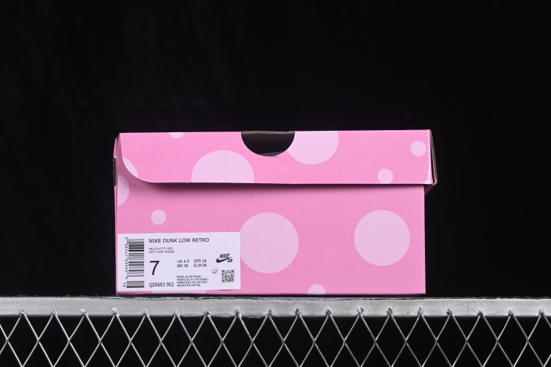Nike Air Force 1 '07 Low Casual Sneakers with Hello Kitty Design - QZ6683-902