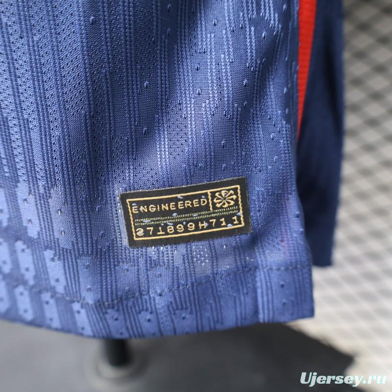 Player Version 26/27 PSG Blue Polo Collar Jersey