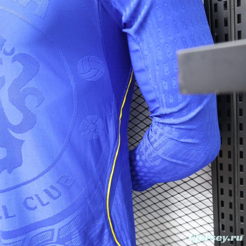 Player Version 26/27 Chelsea Home Polo Collar Long Sleeve Jersey