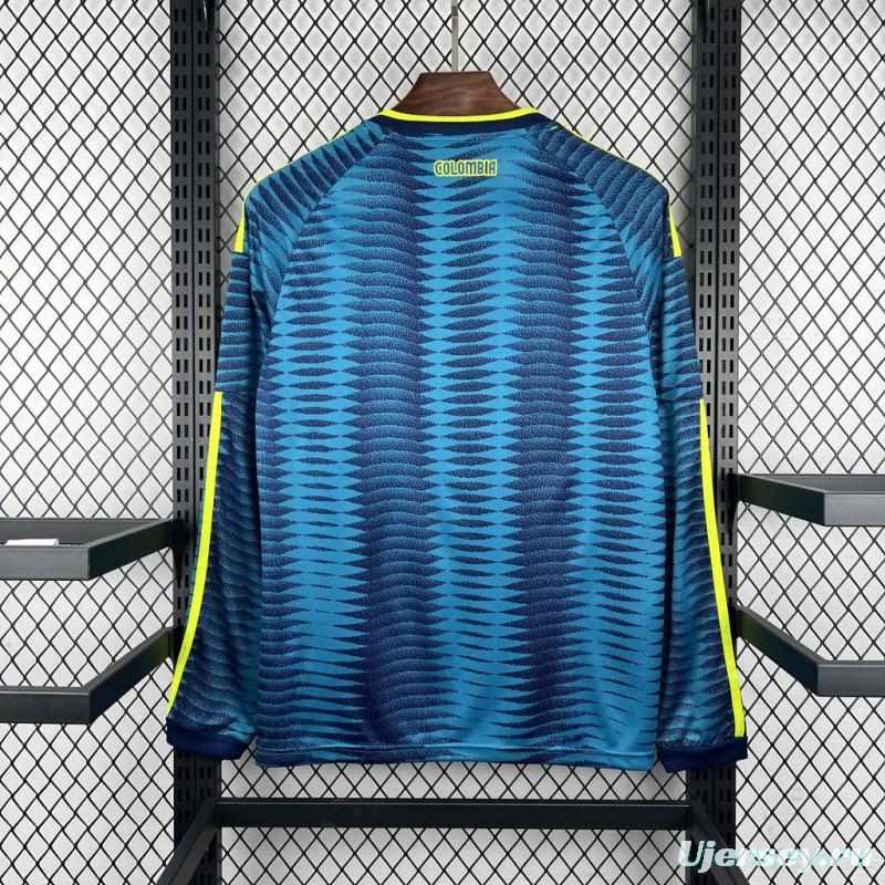 2026 Mens Colombia World Cup Away Long Sleeve Jersey
