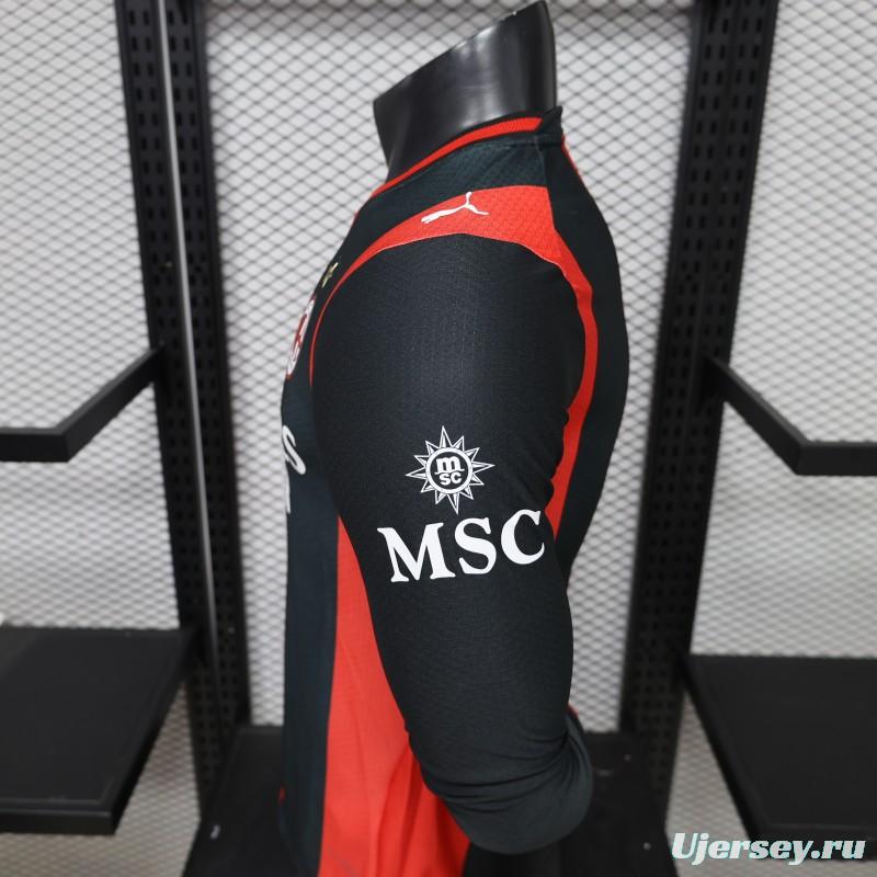 Player Version 26/27 AC Milan Home Long Sleeve Jersey