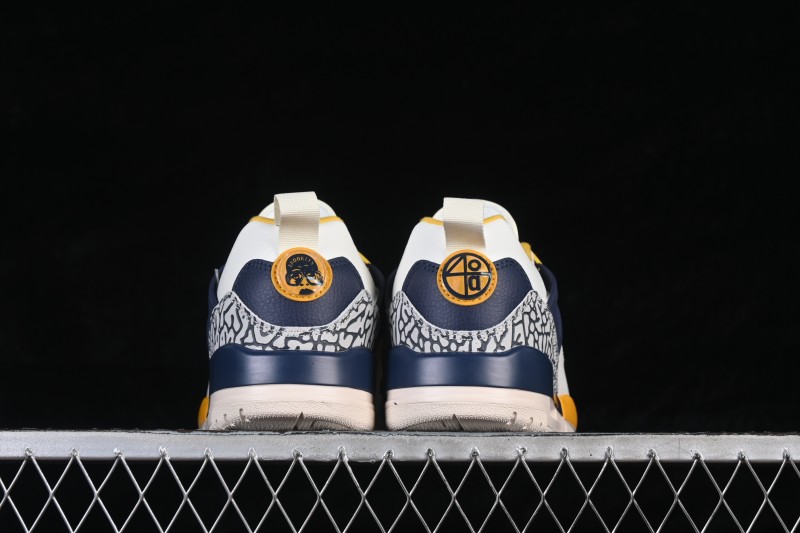 Nike Jordan Spizike Low Lifestyle Basketball Sneakers with Mixed Design Elements - FQ1759-111