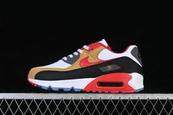Nike Air Max 90 Retro Running Shoes with Visible Air Cushioning - II7588-100