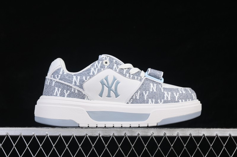 New York MLB Chunky Liner Pocket Monogram High-Top Thick-Soled Running Shoes - 3ASXM026N50BRL