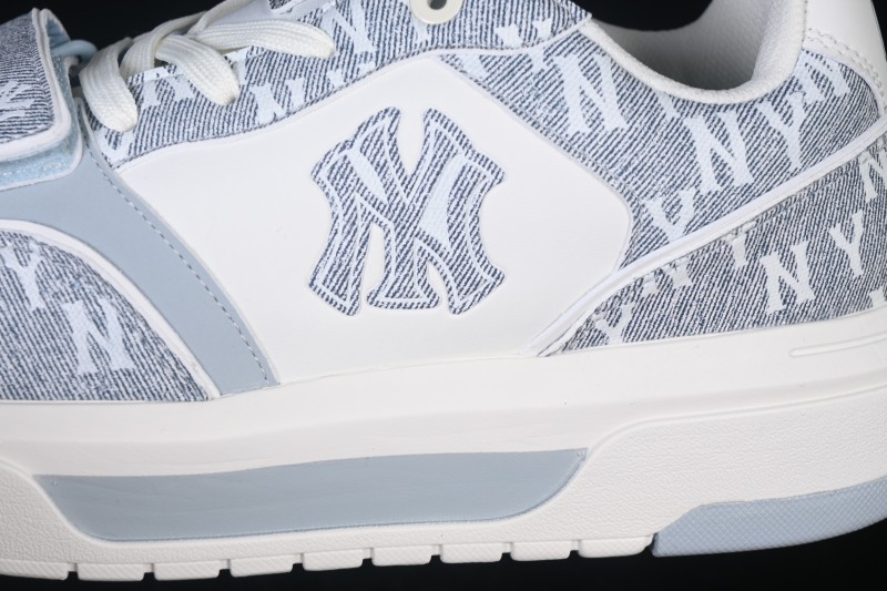New York MLB Chunky Liner Pocket Monogram Sneakers with Elevated Thick Sole - 3ASXM026N50BLS