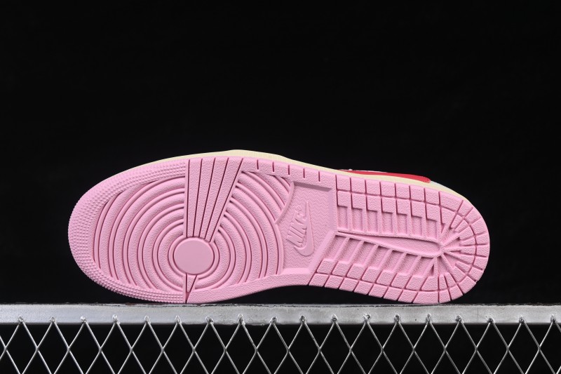 Nike Travis Scott x Air Jordan 1 Low OG Sneakers with Reverse Swoosh Design - IQ7604-101