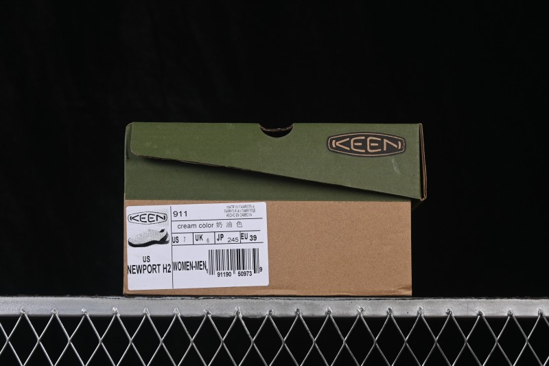 Keen Jasper Retro Street Style Outdoor Shoes in Cream - F.C3