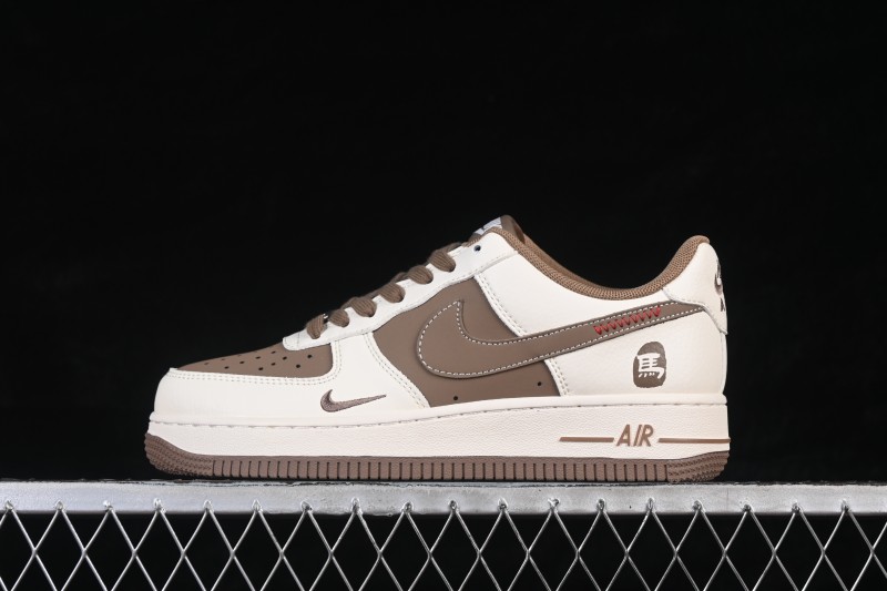 Nike Air Force 1 '07 Low Year of the Horse Limited Edition White Brown Casual Basketball Sneakers - XD0028-017